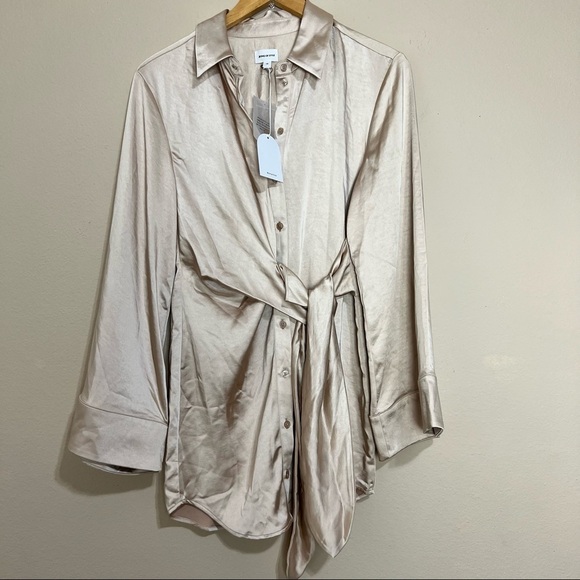 Song of Style • Marta Dress in Champagne - Picture 3 of 8